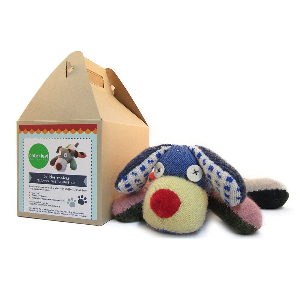 Scrappy Dog Stuffed Animal Kit - Cate and Levi