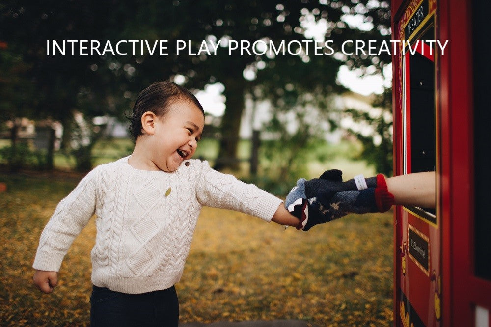 Blue Dog Hand Puppet