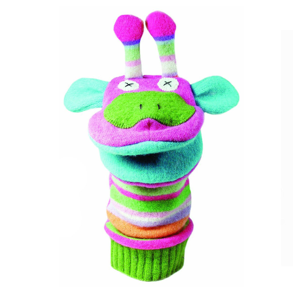 Giraffe Wool Puppet - Cate and Levi