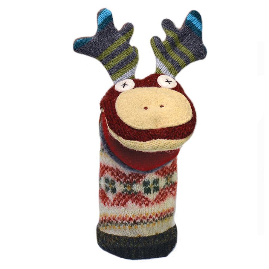 Moose Wool Puppet - Cate and Levi