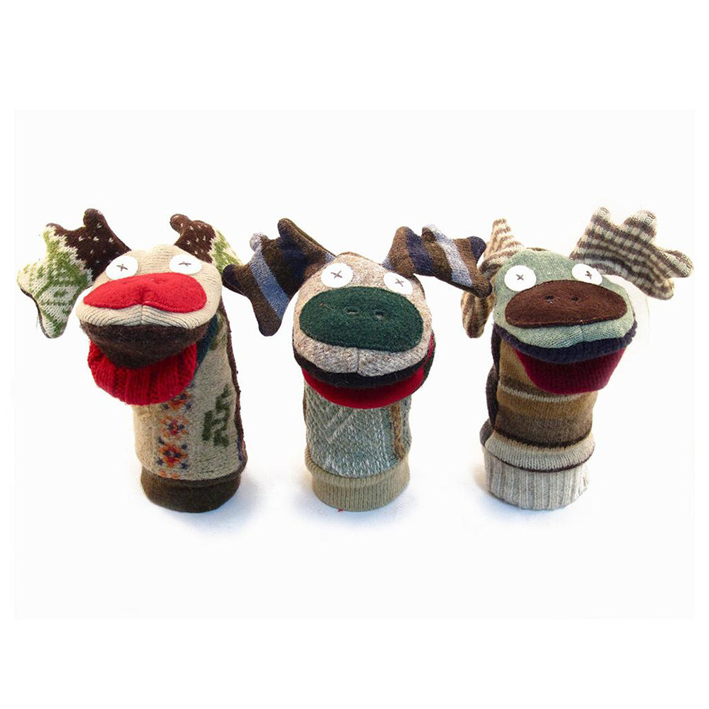 Moose Wool Puppet - Cate and Levi